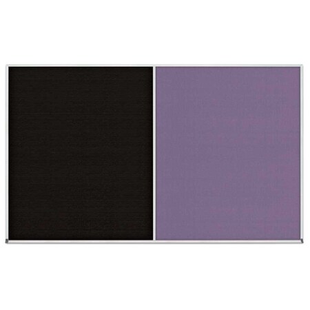 United Visual Products Enclosed Corkboard, 1 Door, 24"x36", 4" Fra UV3401-WHITE-CLOUD